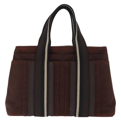 Hermès Hermès HERMES Toroca Horizontal PM Hand Bag Canvas Brown Authentic bs31853