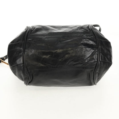 Chloé Chloé Chloe Etel Hand Bag Leather 2way Black Authentic BA6838
