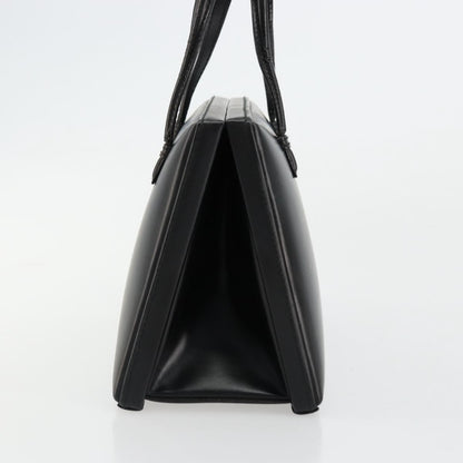 Loewe LOEWE Hand Bag Leather Black Gold Authentic bs34657