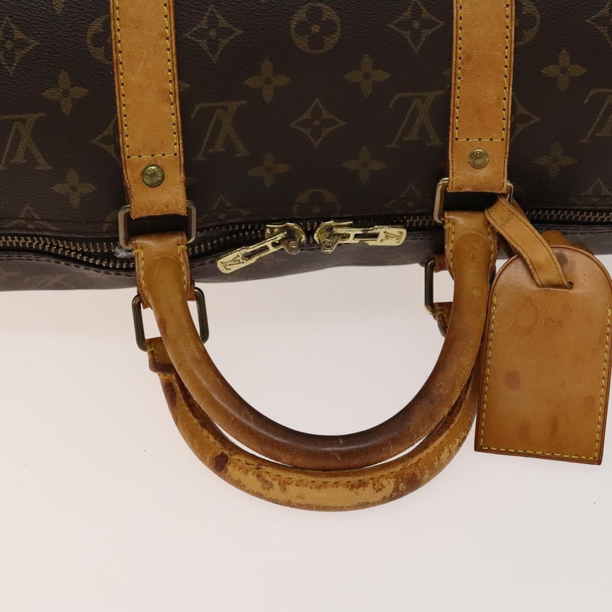 Louis Vuitton LOUIS VUITTON Monogram Keepall 50 Boston Bag M41426 LV Authentic 138362