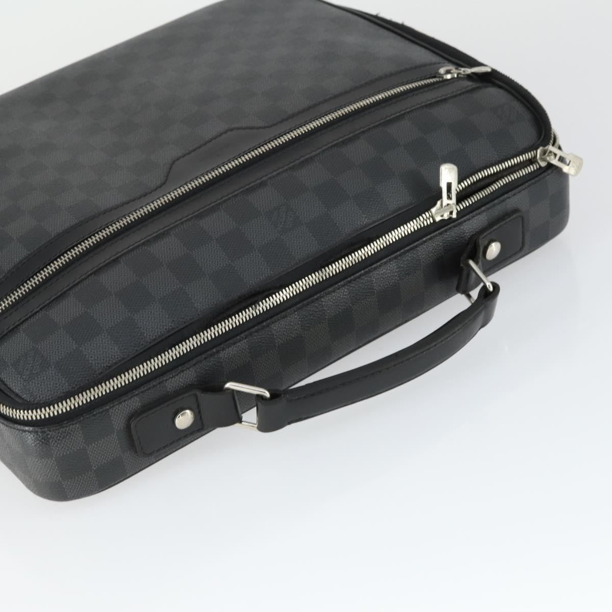 Louis Vuitton LOUIS VUITTON Damier Grafitte Steve Business Bag 2way N58030 LV Authentic ka2281
