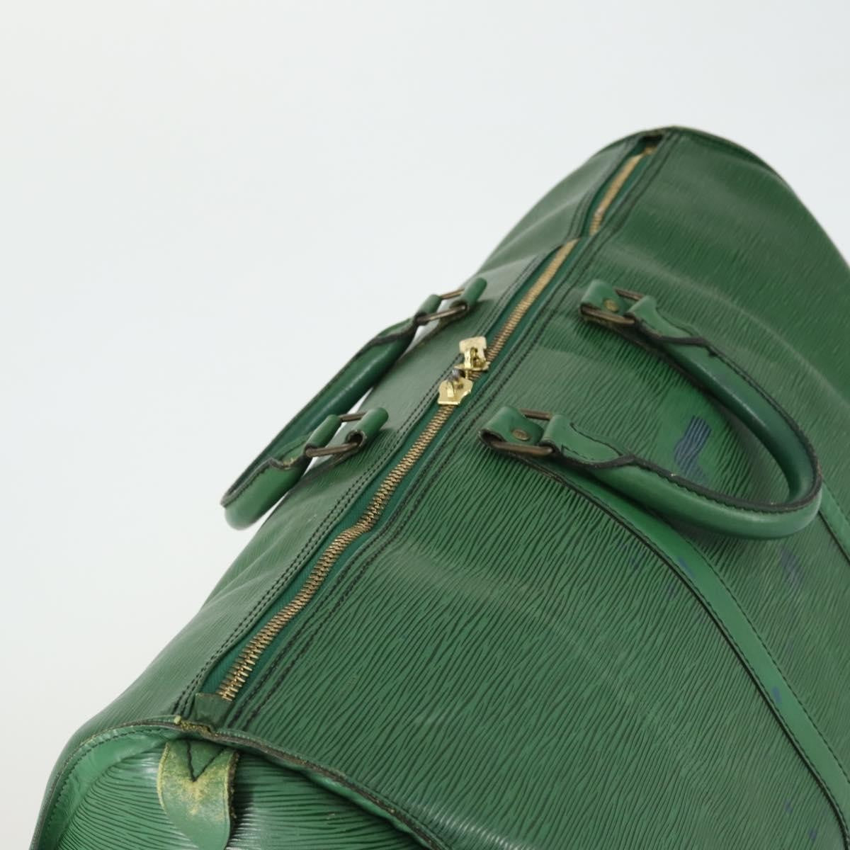 Louis Vuitton LOUIS VUITTON Epi Keepall 55 Boston Bag Green M42954 LV Authentic 158013