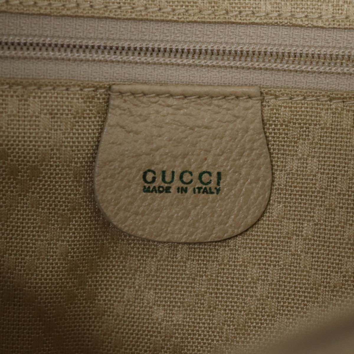 Gucci GUCCI Bamboo Tote Bag Suede 2way Beige 002 2855 0322 0 Authentic 77226