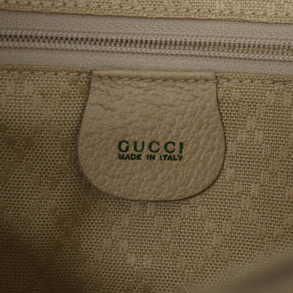 Gucci GUCCI Bamboo Tote Bag Suede 2way Beige 002 2855 0322 0 Authentic 77226