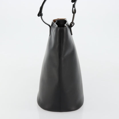 Gucci GUCCI Hand Bag Leather Black Authentic 71508