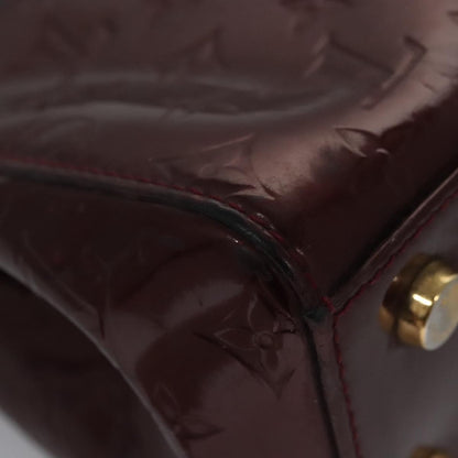 Louis Vuitton LOUIS VUITTON Vernis Blair MM Hand Bag 2way Rouge Favist M91690 LV Authentic EC506