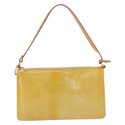 Louis Vuitton LOUIS VUITTON Monogram Vernis Lexington Accessory Pouch Beige M91010 Authentic 165721 Bag