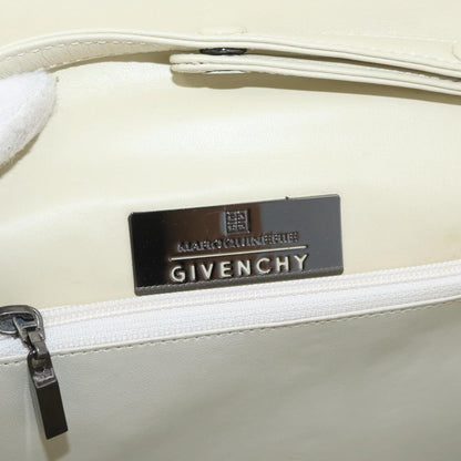 Givenchy GIVENCHY Hand Bag Leather 2way Beige Authentic 173803