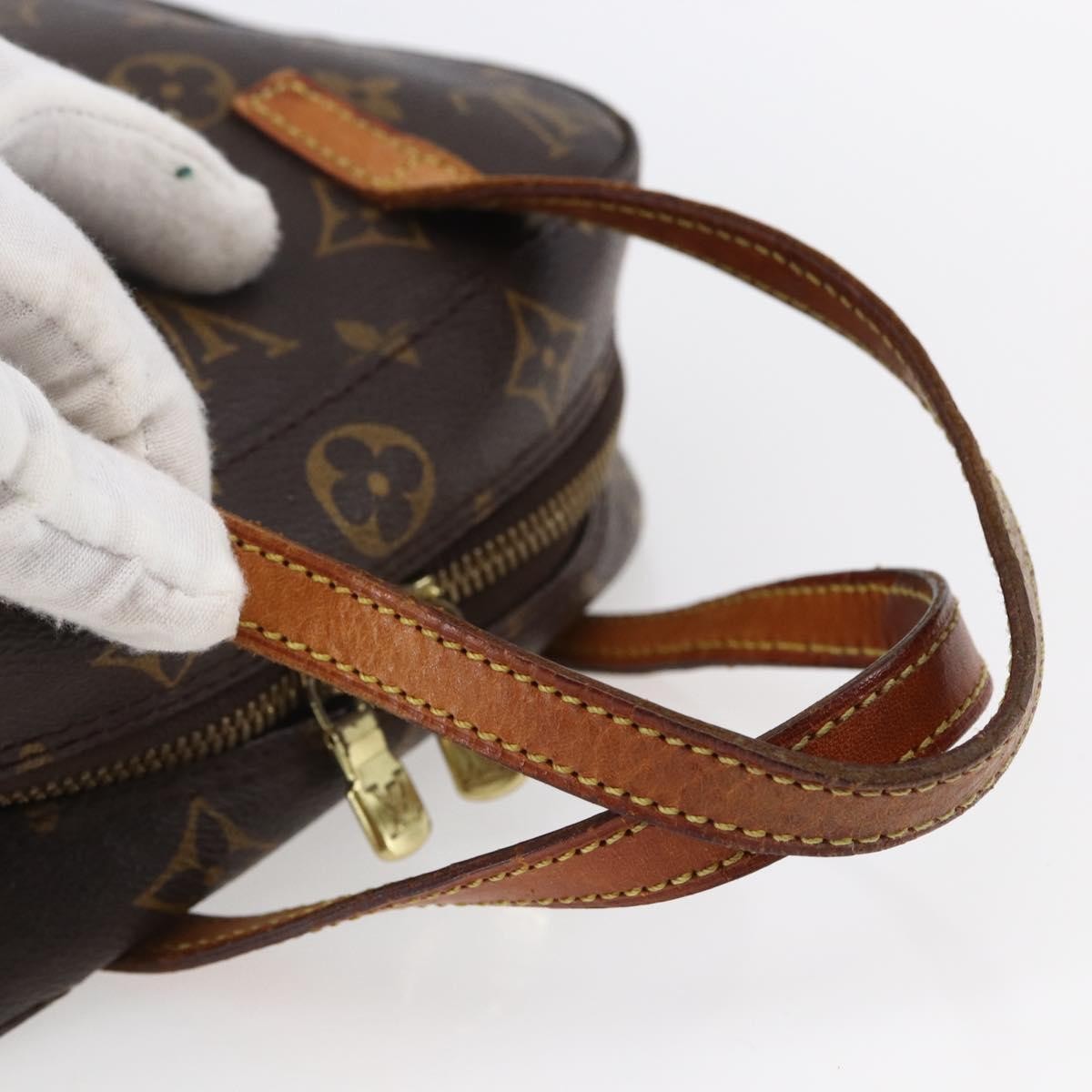 Louis Vuitton LOUIS VUITTON Monogram Spontini Hand Bag M47500 LV Authentic 147162