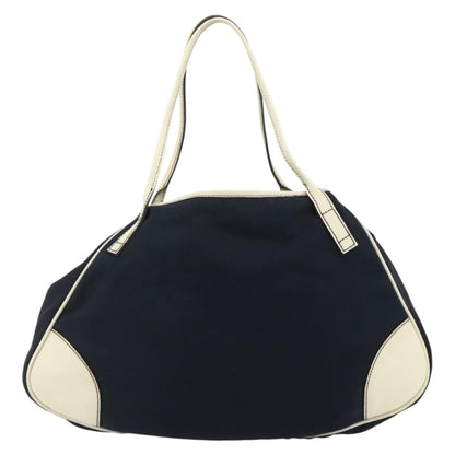 Gucci GUCCI Tote Bag Canvas Gold Navy 169949 Authentic bs34912