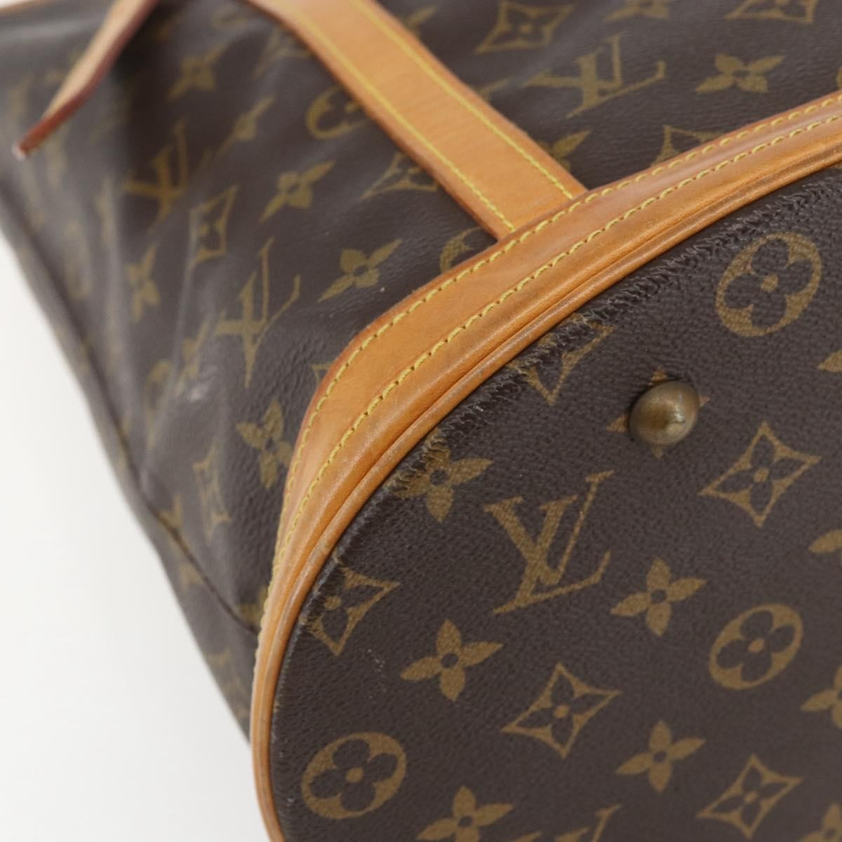 Louis Vuitton LOUIS VUITTON Monogram Bucket GM Shoulder Bag M42236 LV Authentic 156236
