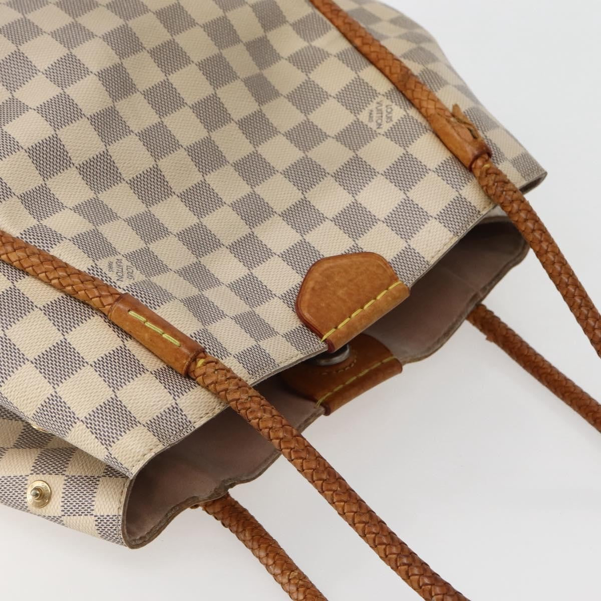 Louis Vuitton LOUIS VUITTON Damier Azur Propriano Tote Bag N44027 LV Authentic 144070