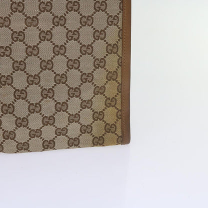 Gucci GUCCI GG Canvas Shoulder Bag Beige 110292 Authentic 61802