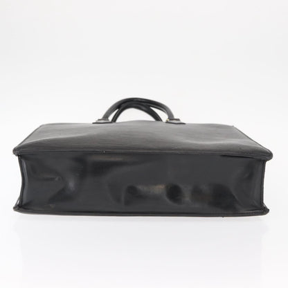 Louis Vuitton LOUIS VUITTON Epi Sac Plat Hand Bag Black M59082 LV Authentic ka251