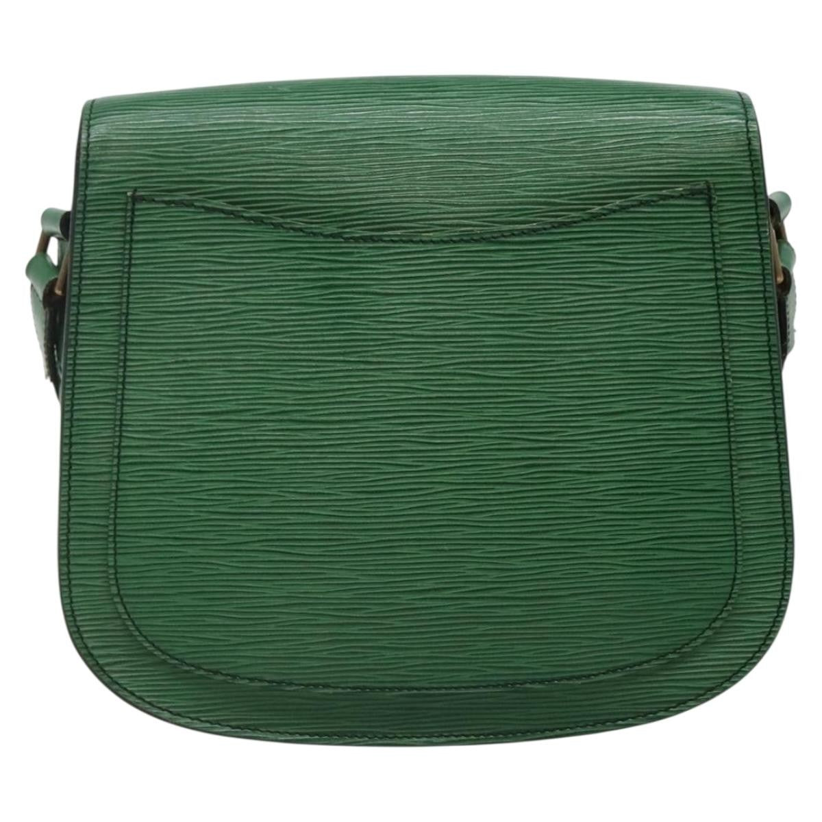 Louis Vuitton LOUIS VUITTON Epi Saint Cloud GM Shoulder Bag Green M52194 LV Authentic bs28126