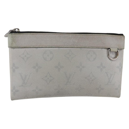 Louis Vuitton LOUIS VUITTON Monogram Taigarama Pochette Discovery PM Gray M30279 Authentic 147372 Bag