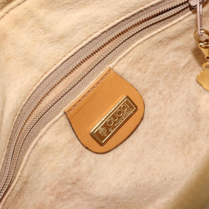 Gucci GUCCI Micro GG Supreme Shoulder Bag PVC Beige Gold Authentic ep11521