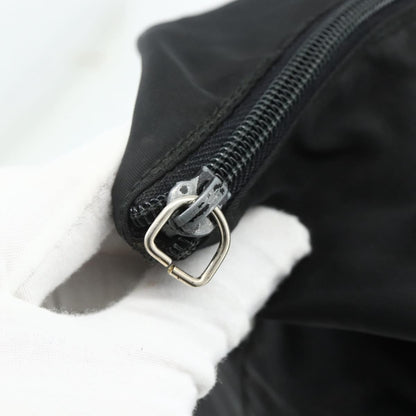 Prada PRADA Boston Bag Nylon Black Gold Authentic 176251