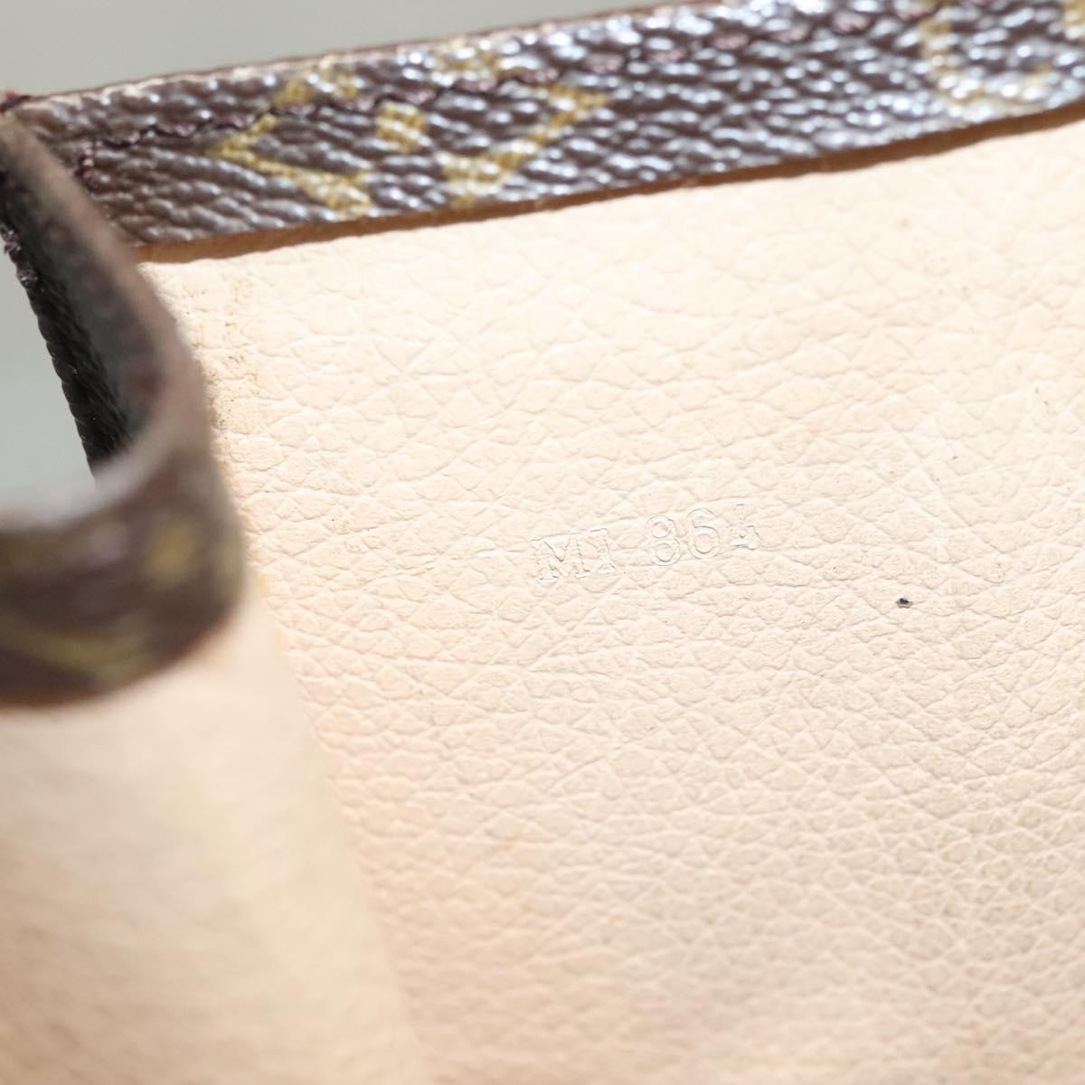 Louis Vuitton LOUIS VUITTON Monogram Sac Plat Hand Bag M51140 LV Authentic 135616