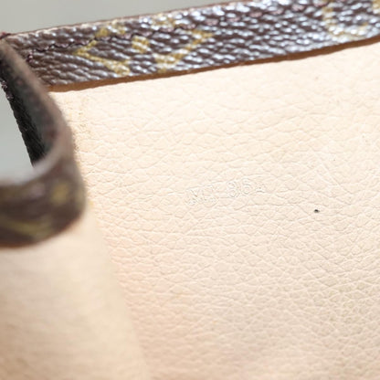 Louis Vuitton LOUIS VUITTON Monogram Sac Plat Hand Bag M51140 LV Authentic 135616