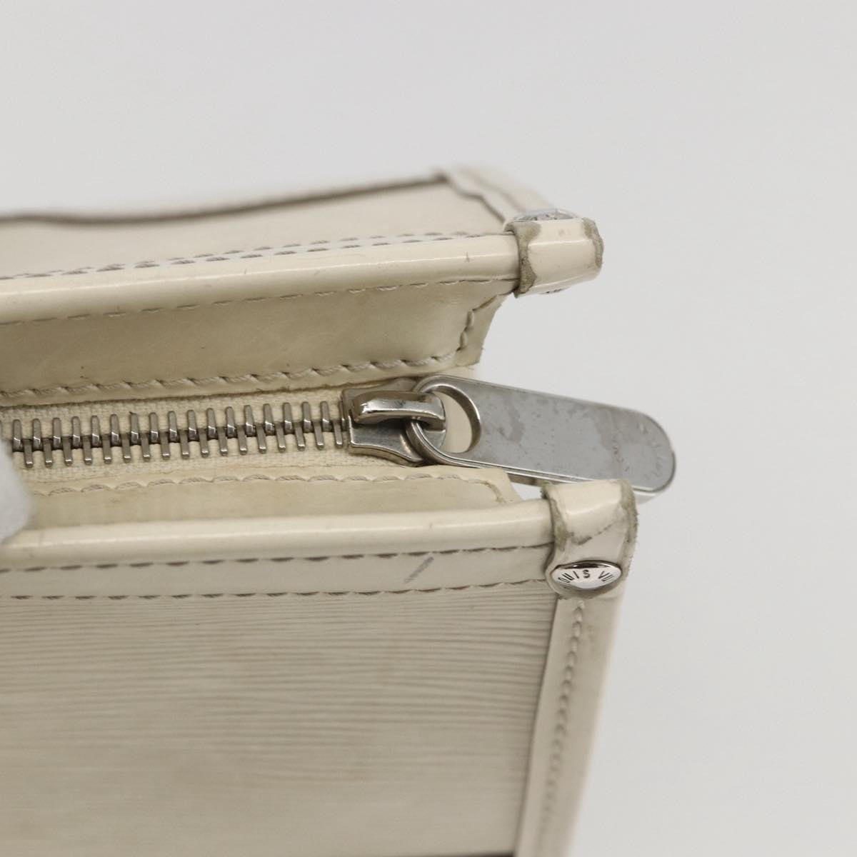 Louis Vuitton LOUIS VUITTON Epi Madeleine PM Hand Bag White Yvoire M5933J LV Authentic 160228