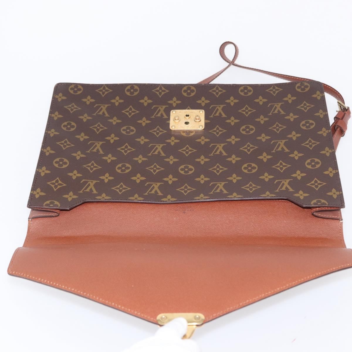 Louis Vuitton LOUIS VUITTON Monogram Porte Documents Bandouliere Bag M53338 LV Authentic 150924