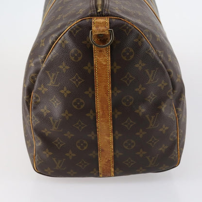 Louis Vuitton LOUIS VUITTON Monogram Keepall Bandouliere 55 Boston Bag M41414 LV Authentic bs29746