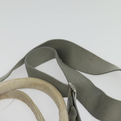 Prada PRADA Bijoux Kanapa MM Tote Bag Canvas 2way Gray Authentic 140797
