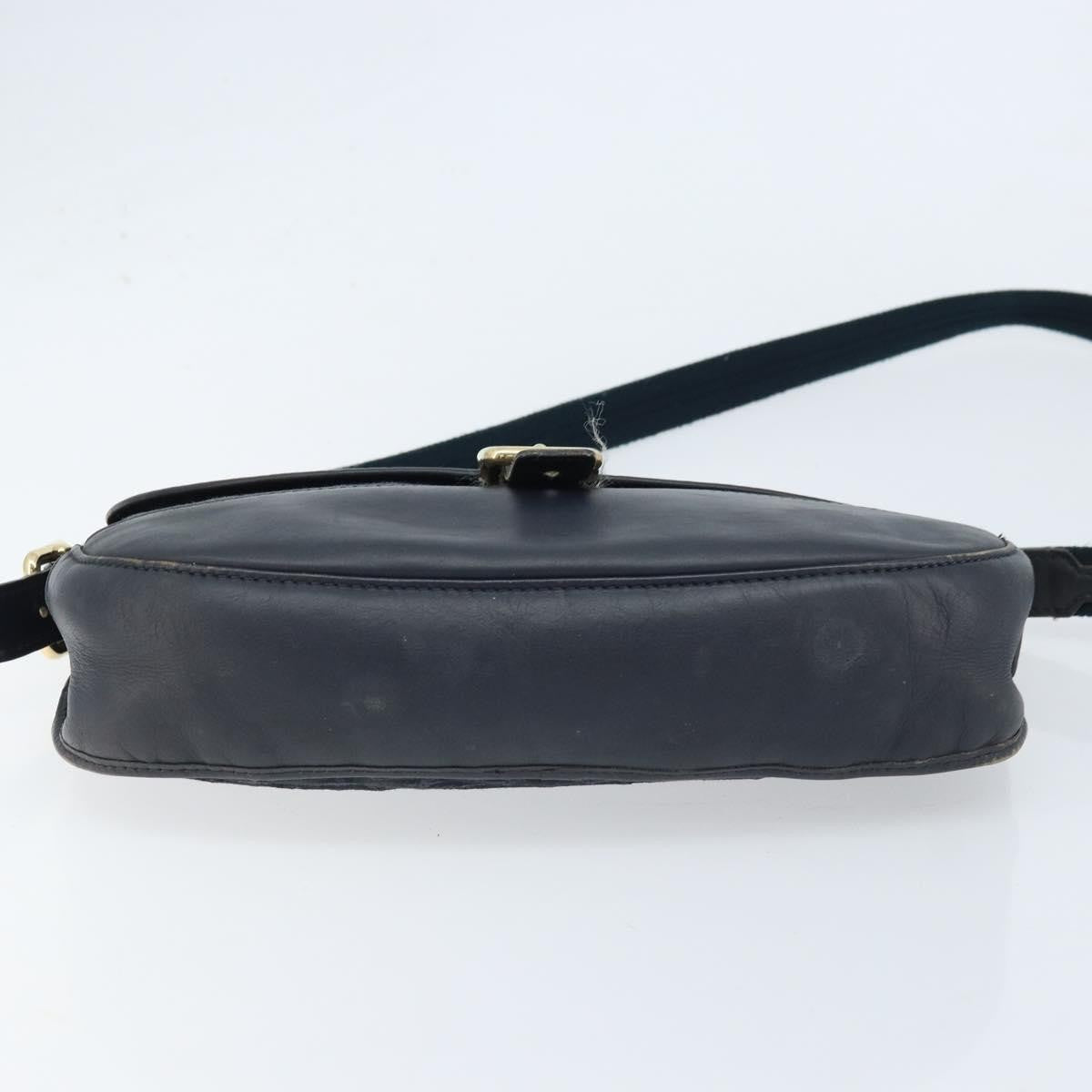 Louis Vuitton LOUIS VUITTON Monogram Mini Belanger Shoulder Bag Black M92672 LV Authentic 172756