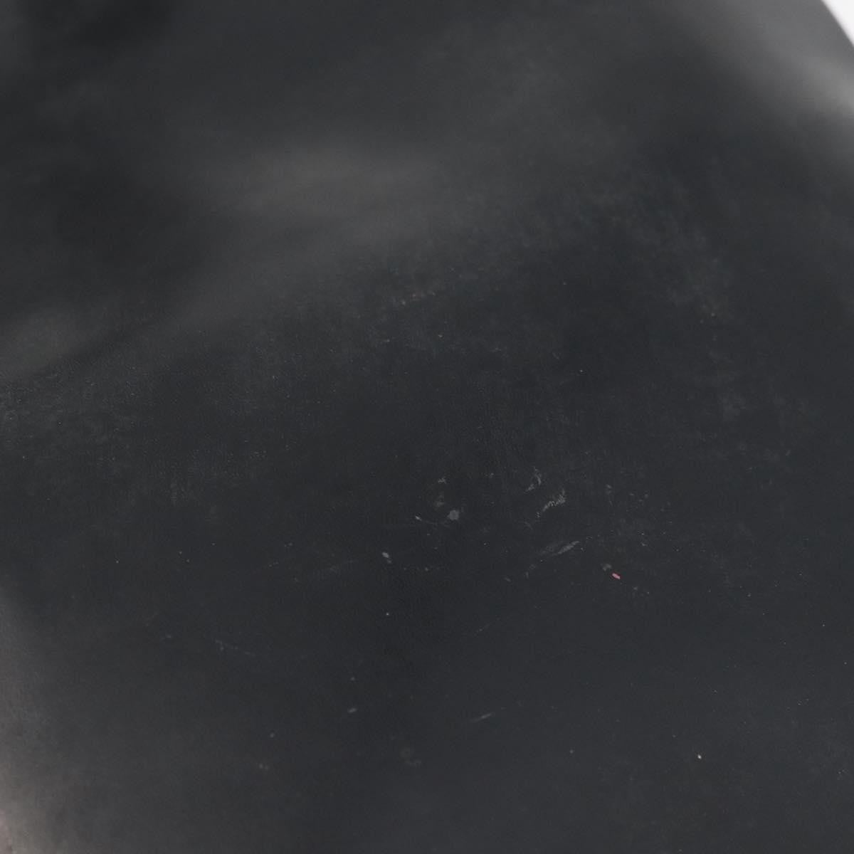 Prada PRADA Hand Bag Leather Black Silver Authentic 169378