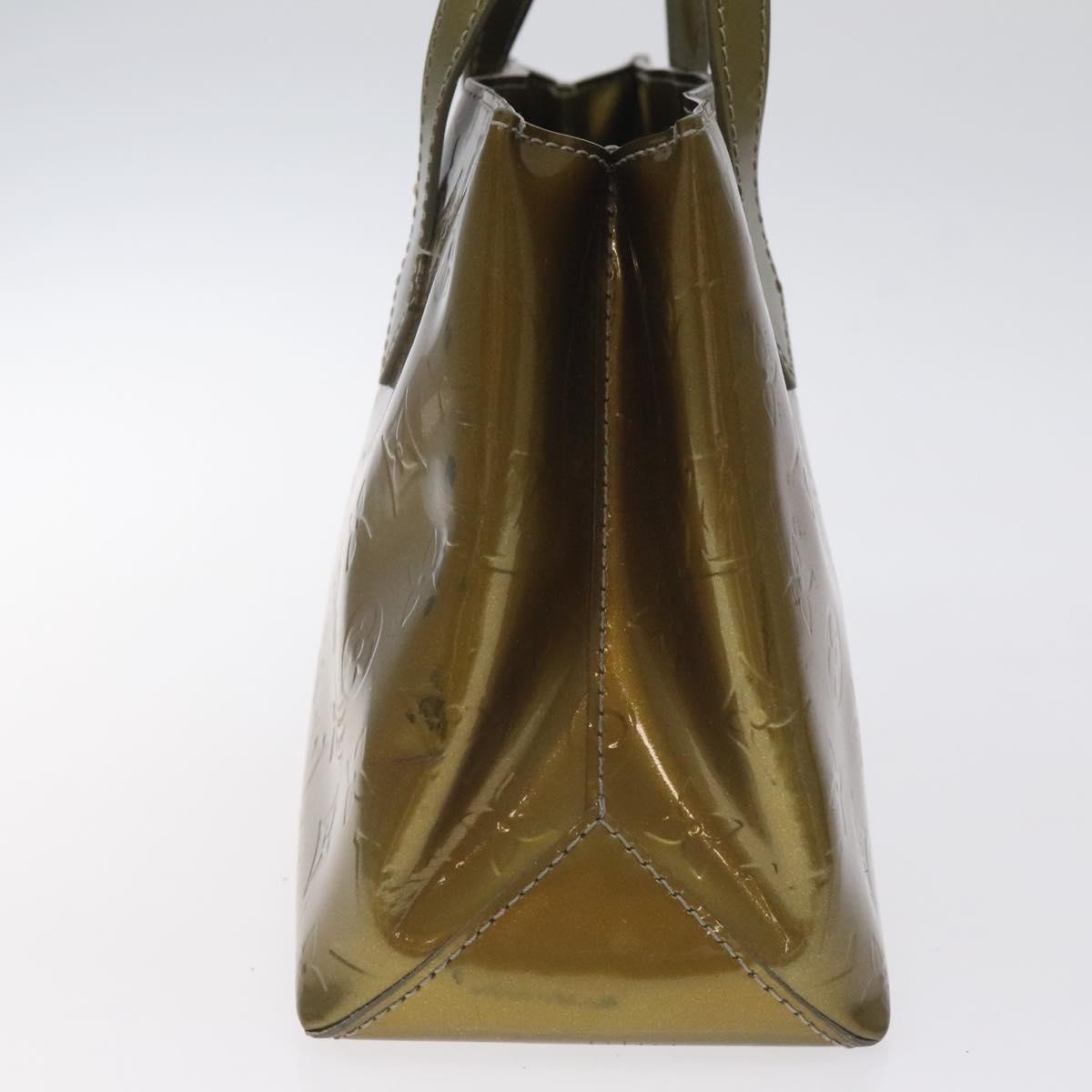 Louis Vuitton LOUIS VUITTON Monogram Vernis Wilshire PM Bag Gris Art Deco M91627 Authentic 129895