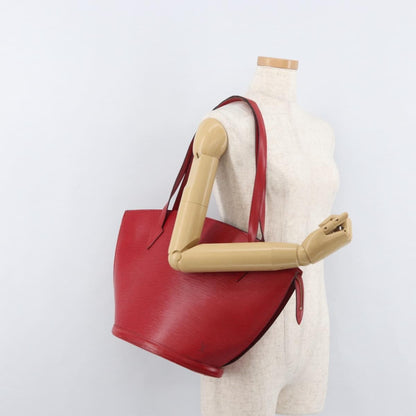 Louis Vuitton LOUIS VUITTON Epi Saint Jacques Shopping Shoulder Bag Red M52277 LV Authentic 182290