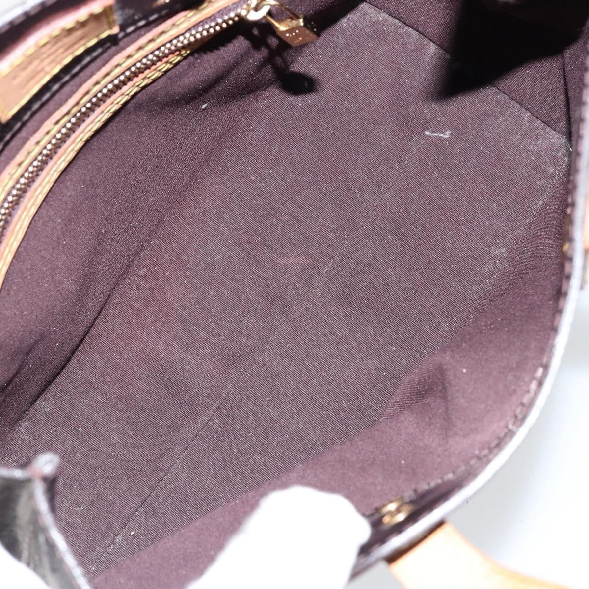 Louis Vuitton LOUIS VUITTON Monogram Vernis Reade PM Hand Bag Amarante M91993 LV Authentic 145457
