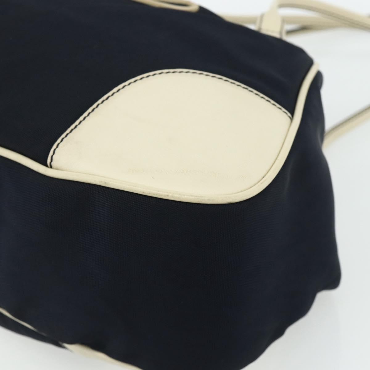 Gucci GUCCI Tote Bag Canvas Gold Navy 169949 Authentic bs34912