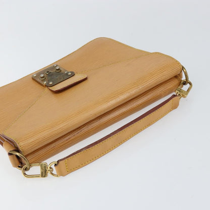 Louis Vuitton LOUIS VUITTON Epi Biface Hand Bag 2way Beige LV Authentic bs30897