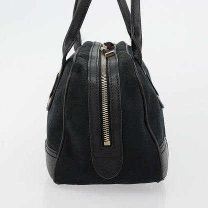 Gucci GUCCI GG Canvas Princi Hand Bag Black Gold 161720 Authentic 176928