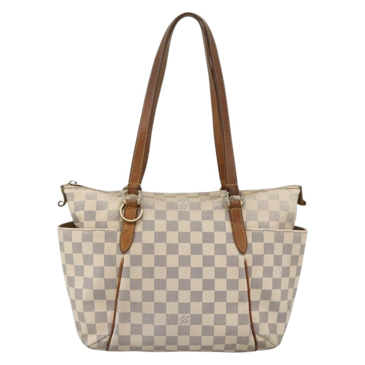 Louis Vuitton LOUIS VUITTON Damier Azur Totally PM Tote Bag N41280 LV Authentic BA11922