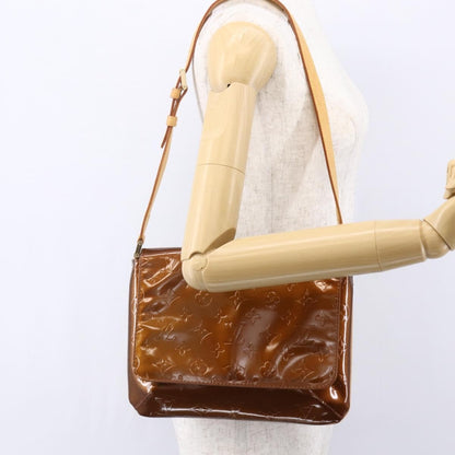 Louis Vuitton LOUIS VUITTON Monogram Vernis Thompson Street Bag Bronze M91124 LV Authentic 147761