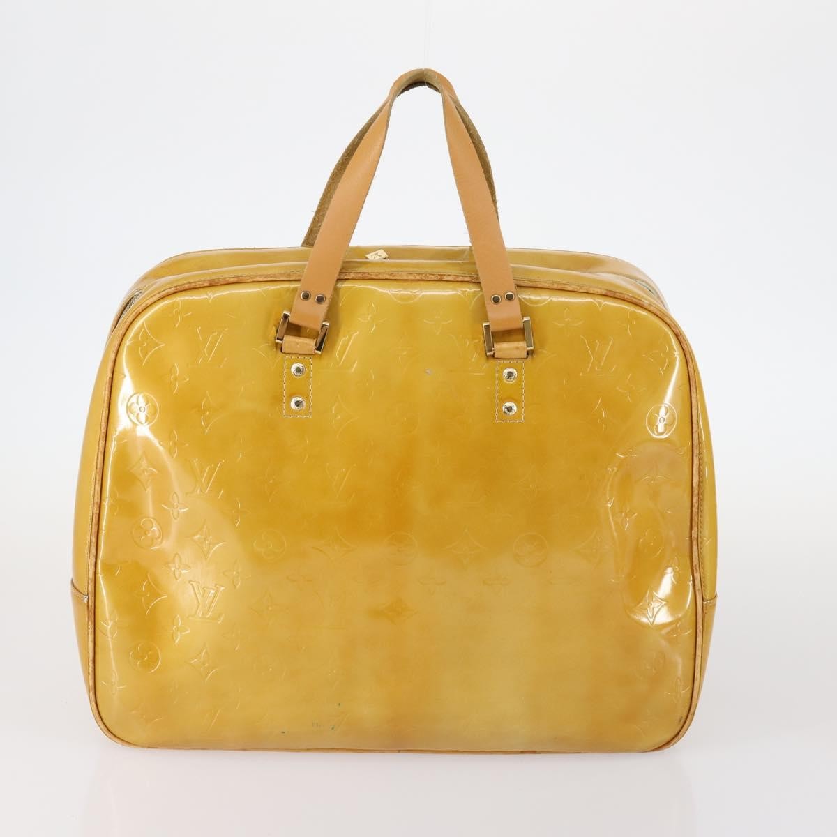Louis Vuitton LOUIS VUITTON Monogram Vernis Tote Bag 2 Set Beige LV Authentic 144959