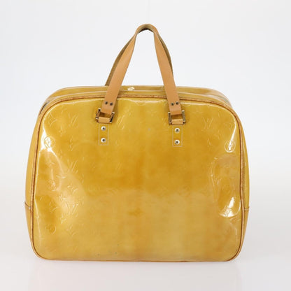 Louis Vuitton LOUIS VUITTON Monogram Vernis Tote Bag 2 Set Beige LV Authentic 144959