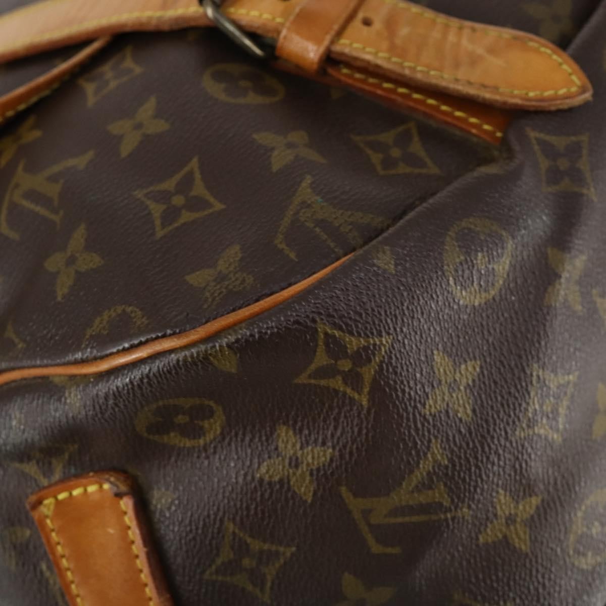 Louis Vuitton LOUIS VUITTON Monogram Saumur 43 Shoulder Bag M42252 LV Authentic BA7621