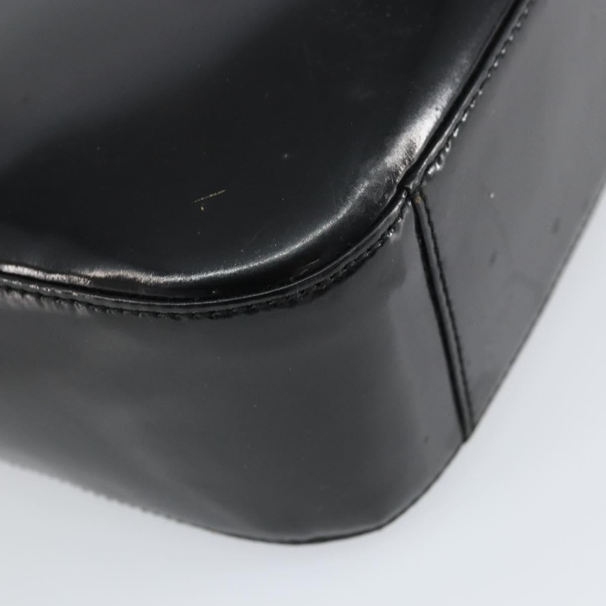 Gucci GUCCI Shoulder Bag Enamel Black 000 0506 Authentic ep12258