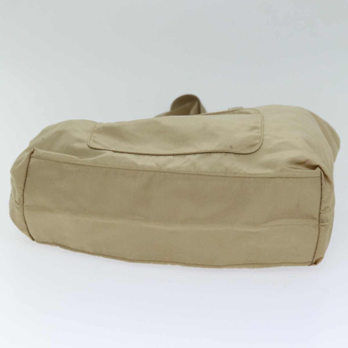 Prada PRADA Tote Bag Nylon Beige Authentic 75668