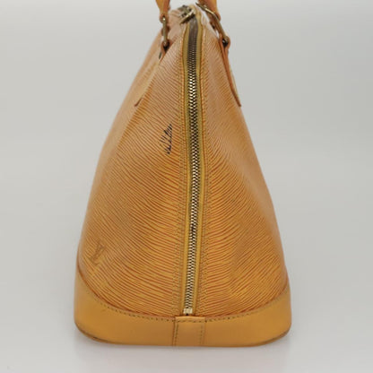 Louis Vuitton LOUIS VUITTON Epi Alma Hand Bag Yellow M52149 LV Authentic 107462