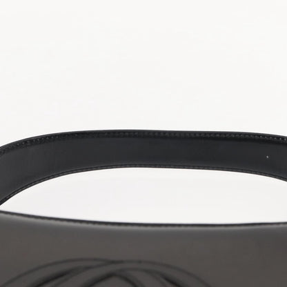 Gucci GUCCI Shoulder Bag Enamel Black Silver Authentic fm4926