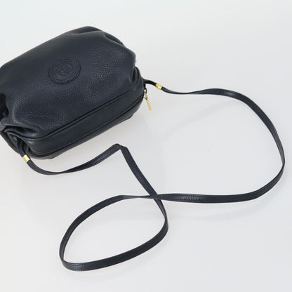 Gucci GUCCI GG Canvas Shoulder Bag Leather 6 Set Beige Black Navy Authentic fm4975