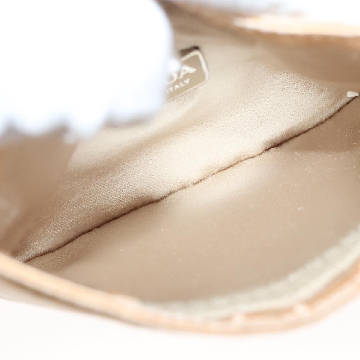 Prada PRADA Hand Bag Vinyl Clear Beige Authentic 118773