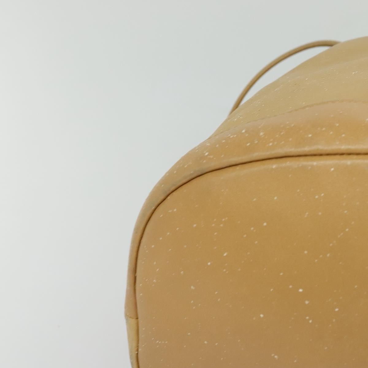 Gucci GUCCI Bamboo Backpack Leather Beige Gold 003 2855 0043 0 Authentic bs26085 Bag