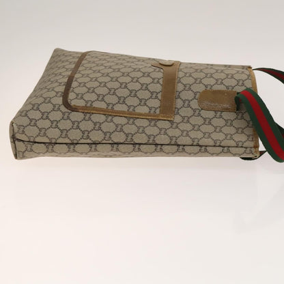 Gucci GUCCI GG Canvas GG Plus Supreme Shoulder Bag PVC 3 Set Beige Authentic ti3417