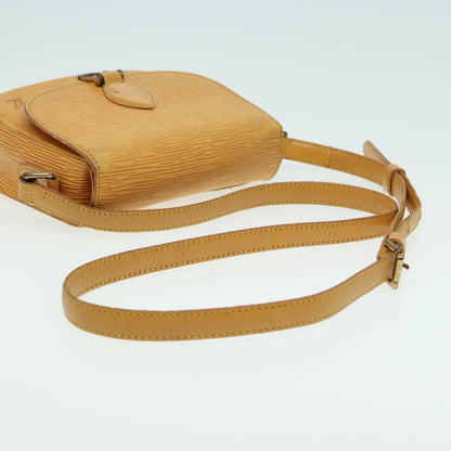 Louis Vuitton LOUIS VUITTON Epi Saint Cloud PM Shoulder Bag Yellow M52219 LV Authentic 83031